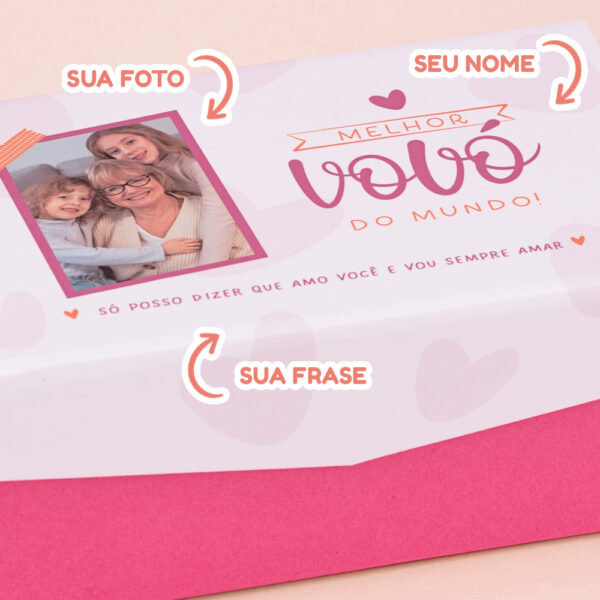 Caixa Surpresa com Cubos que Saltam Melhor Vovó do Mundo - Image 2