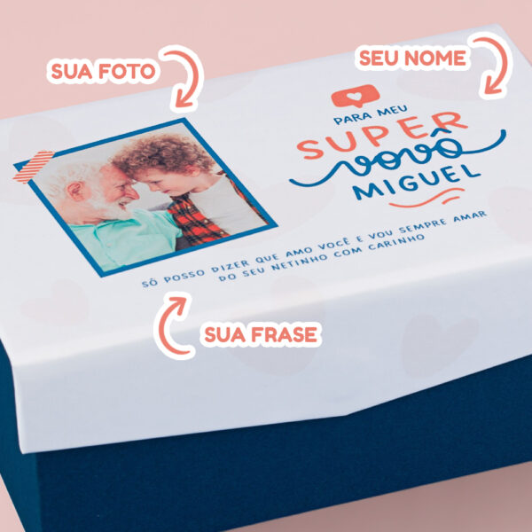 Caixa Surpresa com Cubos que Saltam Super Vovô - Image 2
