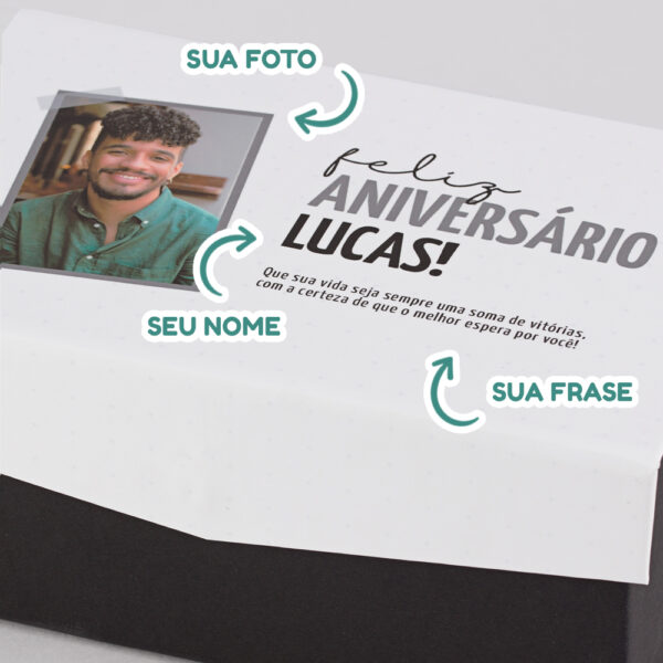 Caixa Surpresa com Cubos que Saltam Feliz Aniversário - Image 2