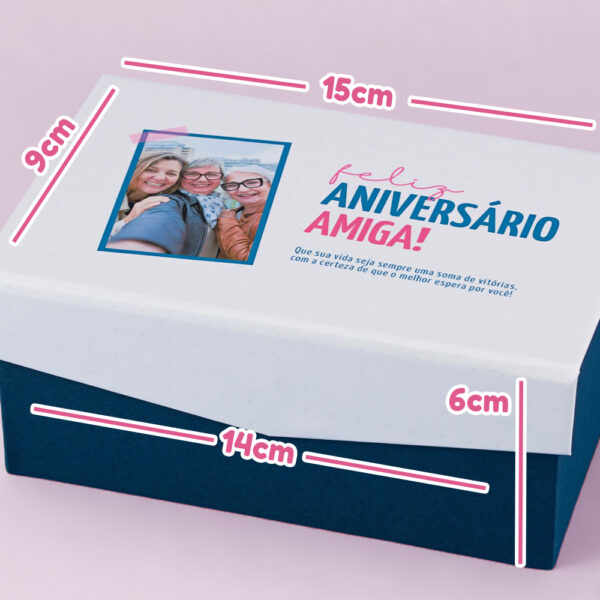 Caixa Surpresa com Cubos que Saltam Feliz Aniversário Amigo - Image 5